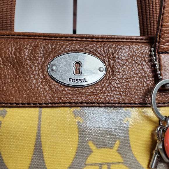 FOSSIL LADYBUG PRINT SHOULDER BAG - Picture 6 of 13